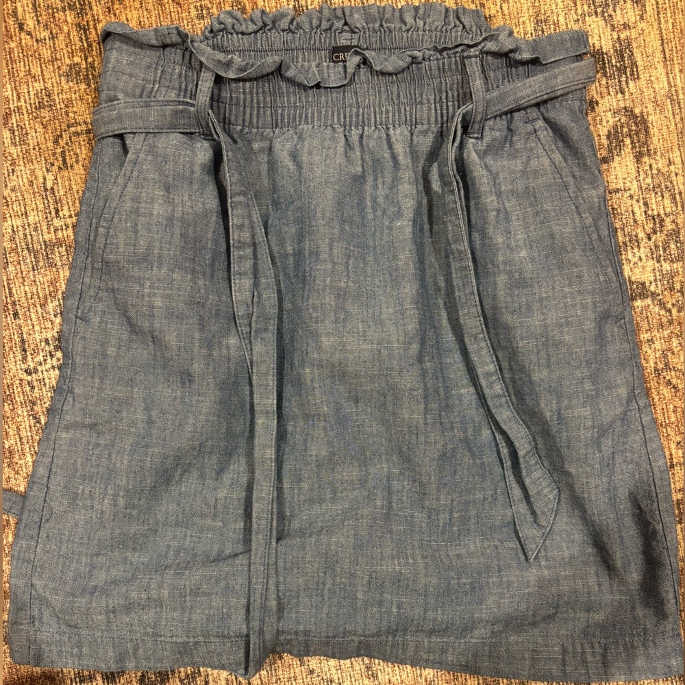 J. Crew A-Line Denim Skirt